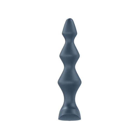 Black vibrating anal plug by Satisfyer.
