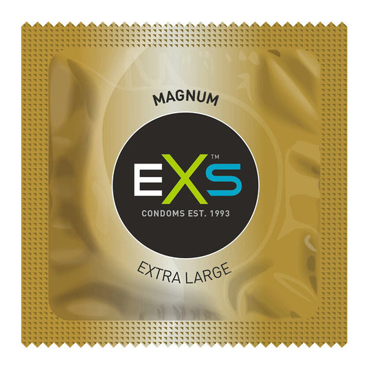 EXS Magnum Extra Large Condom foil wrapper.