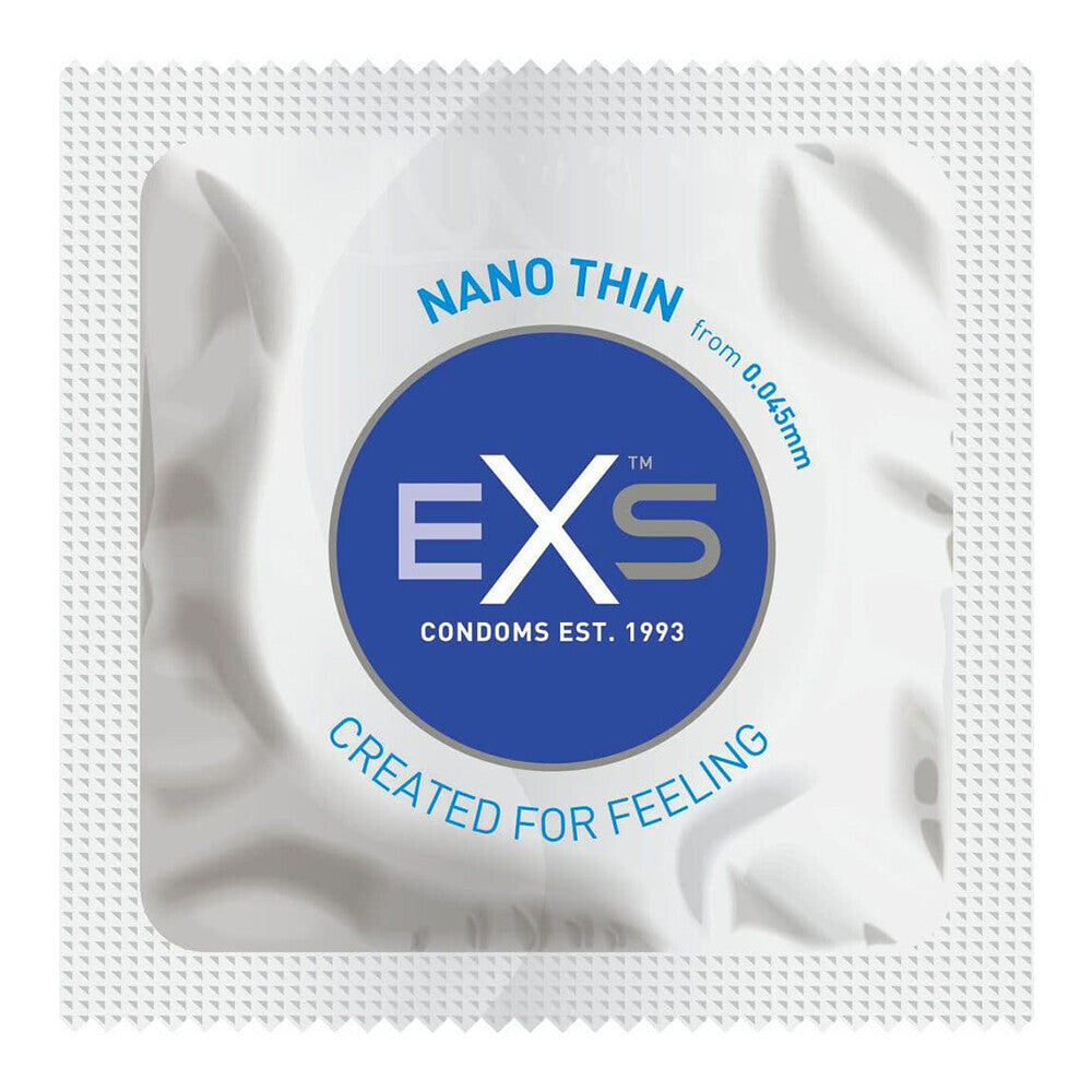 EXS Nano Thin Condom single pack, created for feeling.