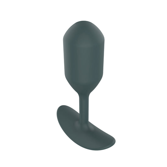 Teal weighted anal plug from ToyJoy, The Champ, for adventurous play.