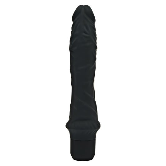 Black Get Real Classic Silicone Vibrator from Toy Joy