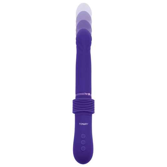 Purple ToyJoy Supreme Thruster 2 Vibrator for pleasure