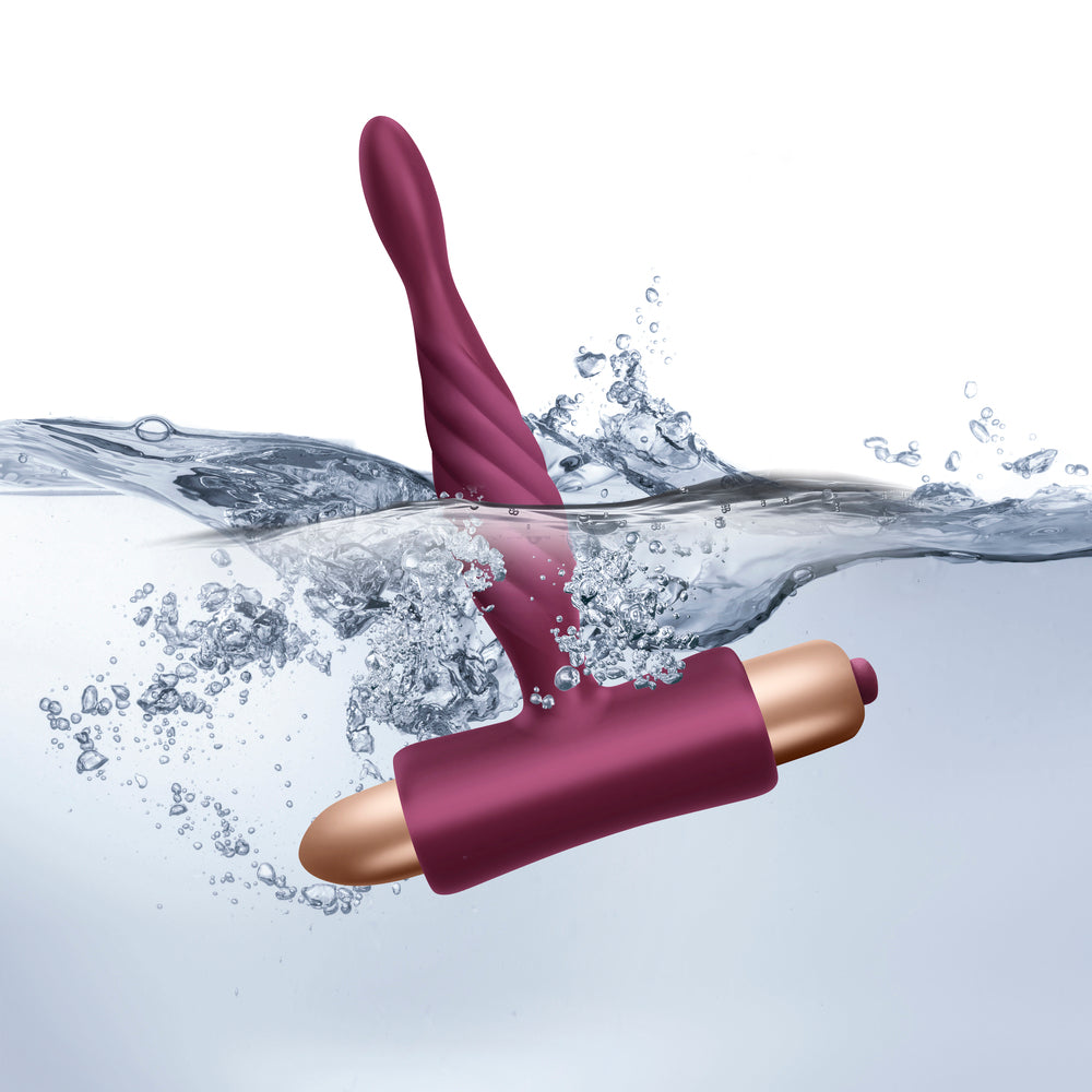 Rapture couples vibrator submerged in water.