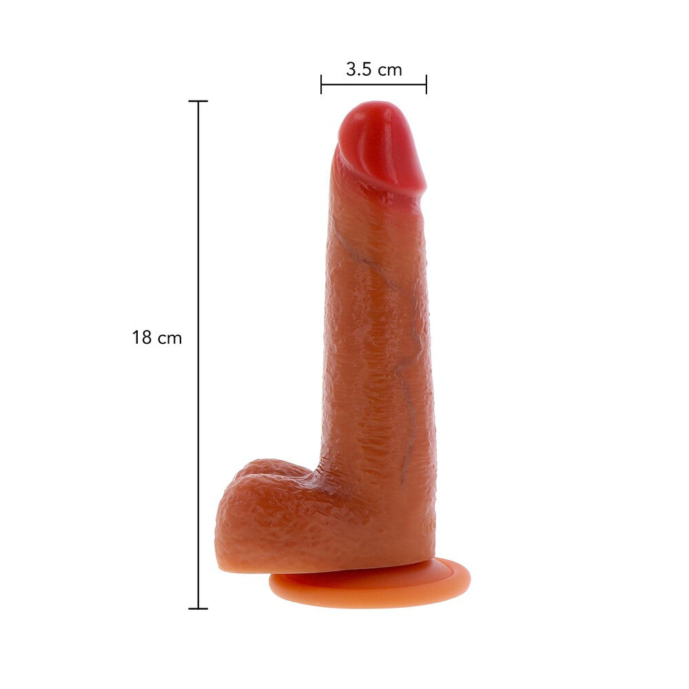 ToyJoy silicone sliding foreskin dildo