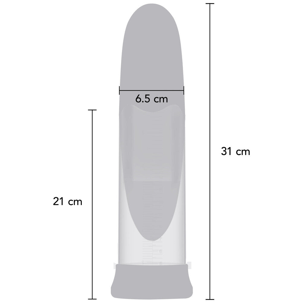 Diagram showing Fusion X pump measurements