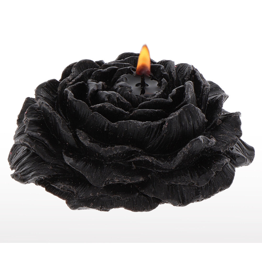 Black rose bondage candle from Taboom.