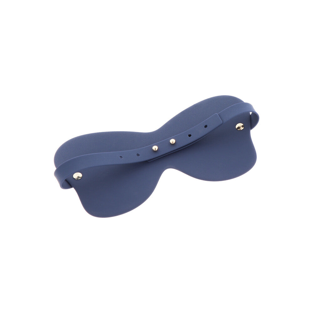 Blue Taboom silicone blindfold.