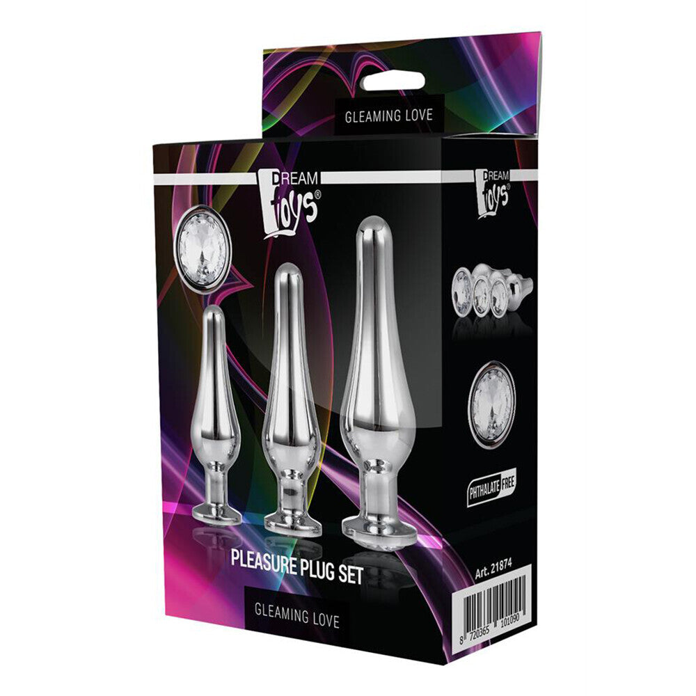 Gleaming butt plug set