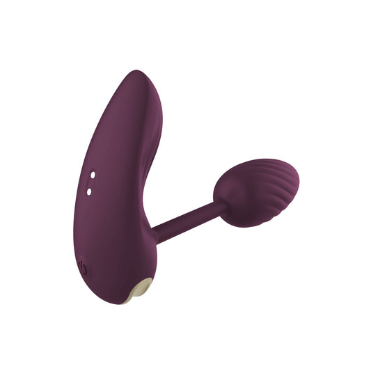 Purple Essentials vibrating egg toy, for flexible pleasure and adventurous exploration.