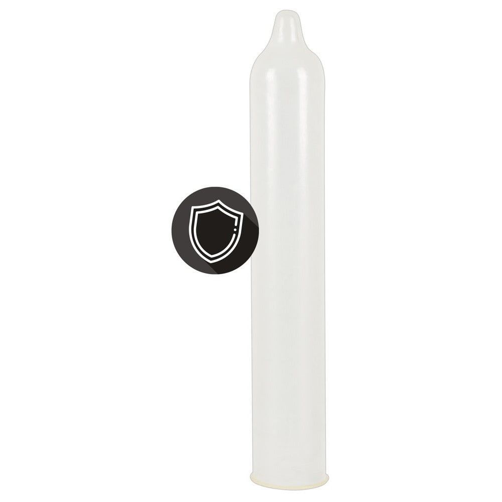 Condom with a shield icon.