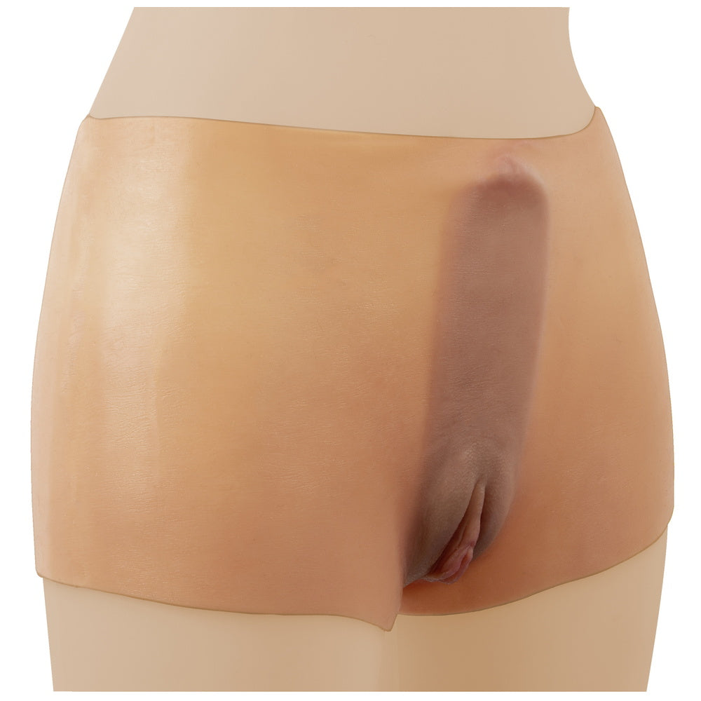 Realistic lady garden pants