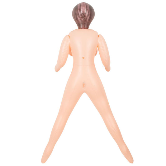 Inflatable doll, rear view