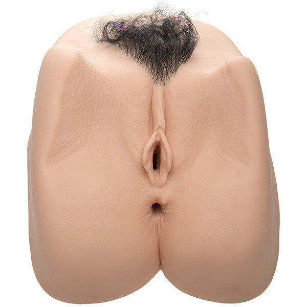 Realistic flesh-toned pussy and bum sex toy.