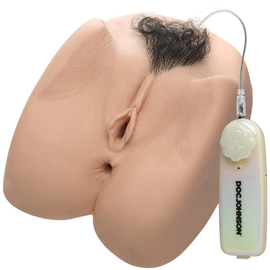 Sasha Grey Ultraskyn Pussy and Ass vibrator. Doc Johnson's sensual pleasure toy for adventurous explorations.