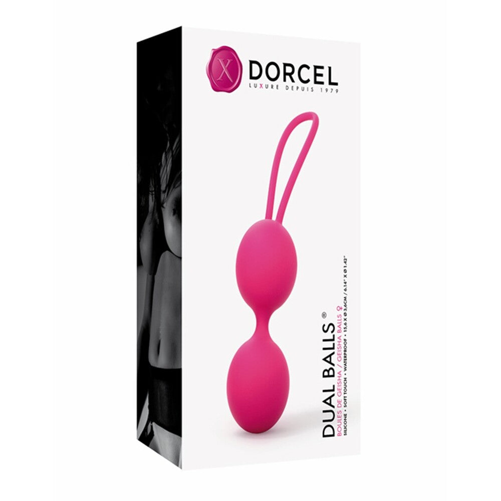 Dorcel Soft Touch Geisha dual pleasure balls, pink.