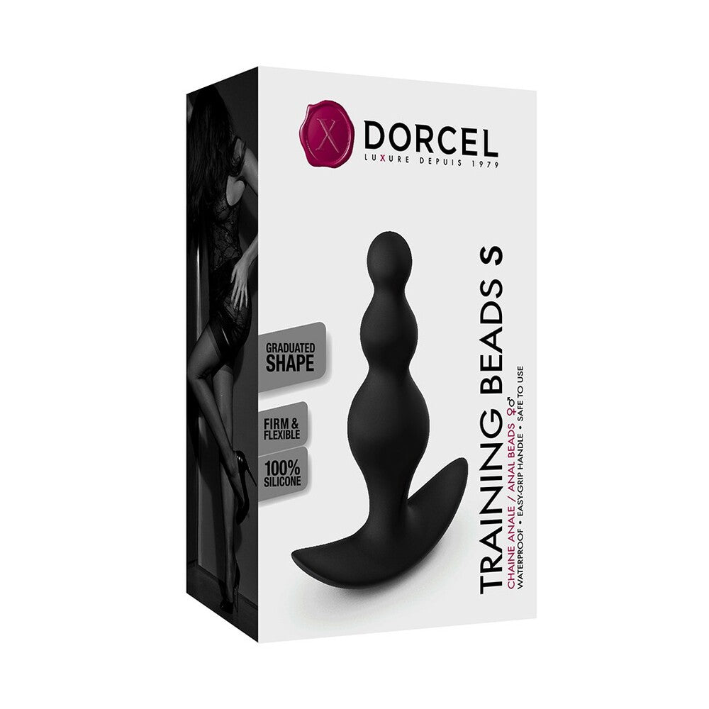 Dorcel small training anal beads with graduated shape and flexible design.