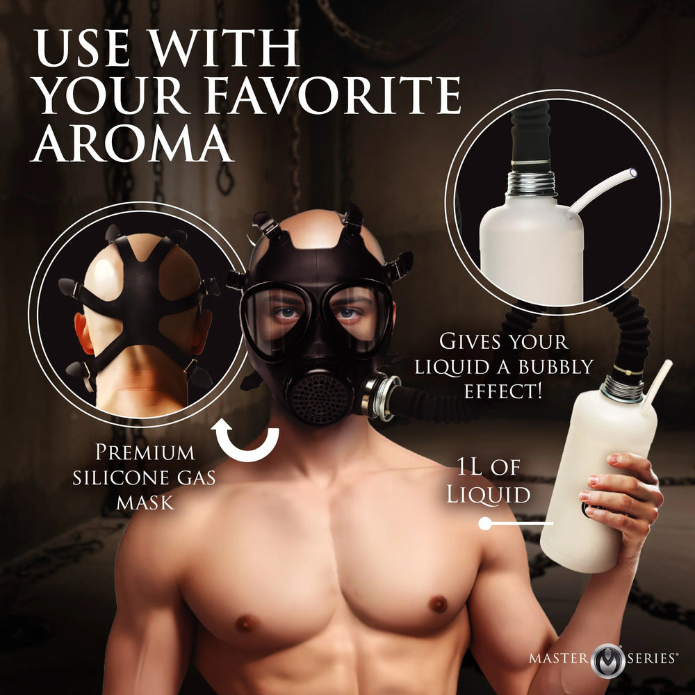 Master Series Inhaler Gas Mask, aroma play.