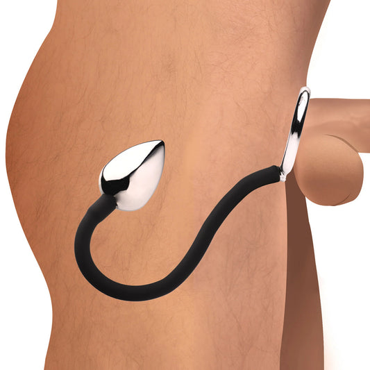 Master Series Tug Plug Cock and Ball Ring.