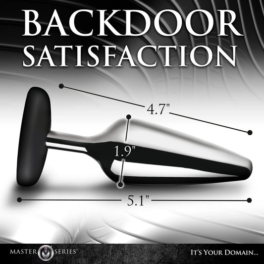 Butt plug with measurements.