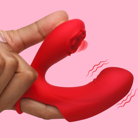 Rose Touch vibrator in use.