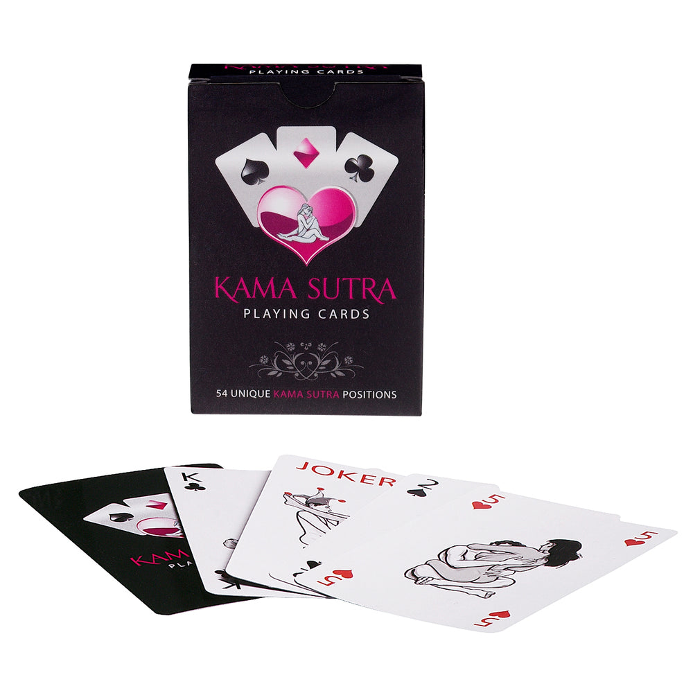 Kama Sutra playing cards with playful positions.