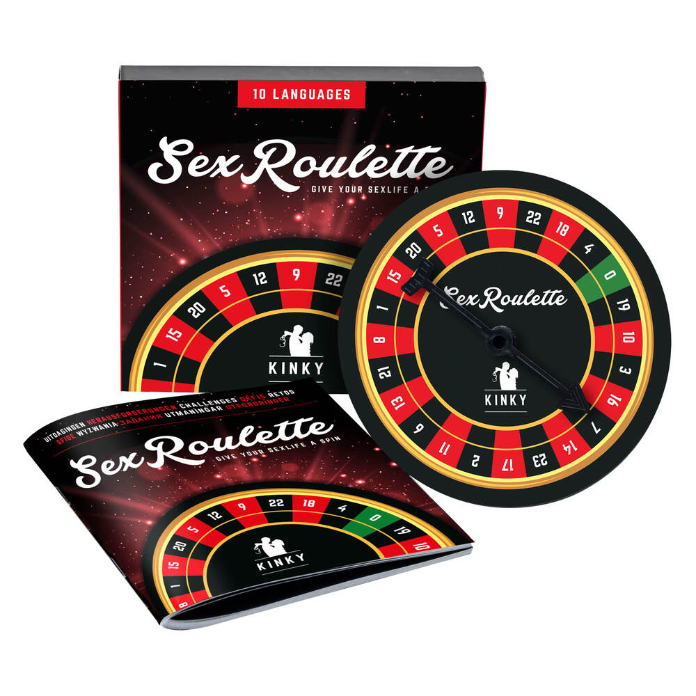 Kinky Sex Roulette game with spinning wheel.