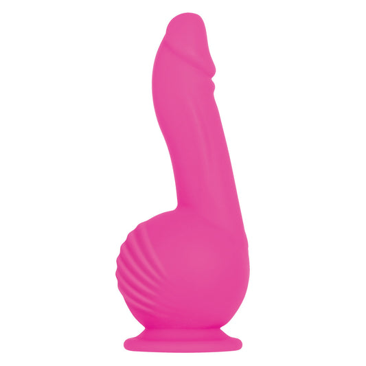 Pink remote control dildo for pleasure