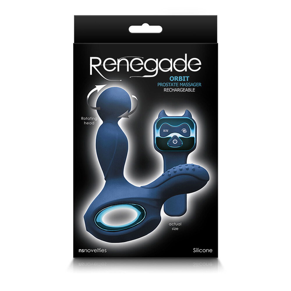 Renegade Orbit prostate massager. Rechargeable pleasure for inner exploration.