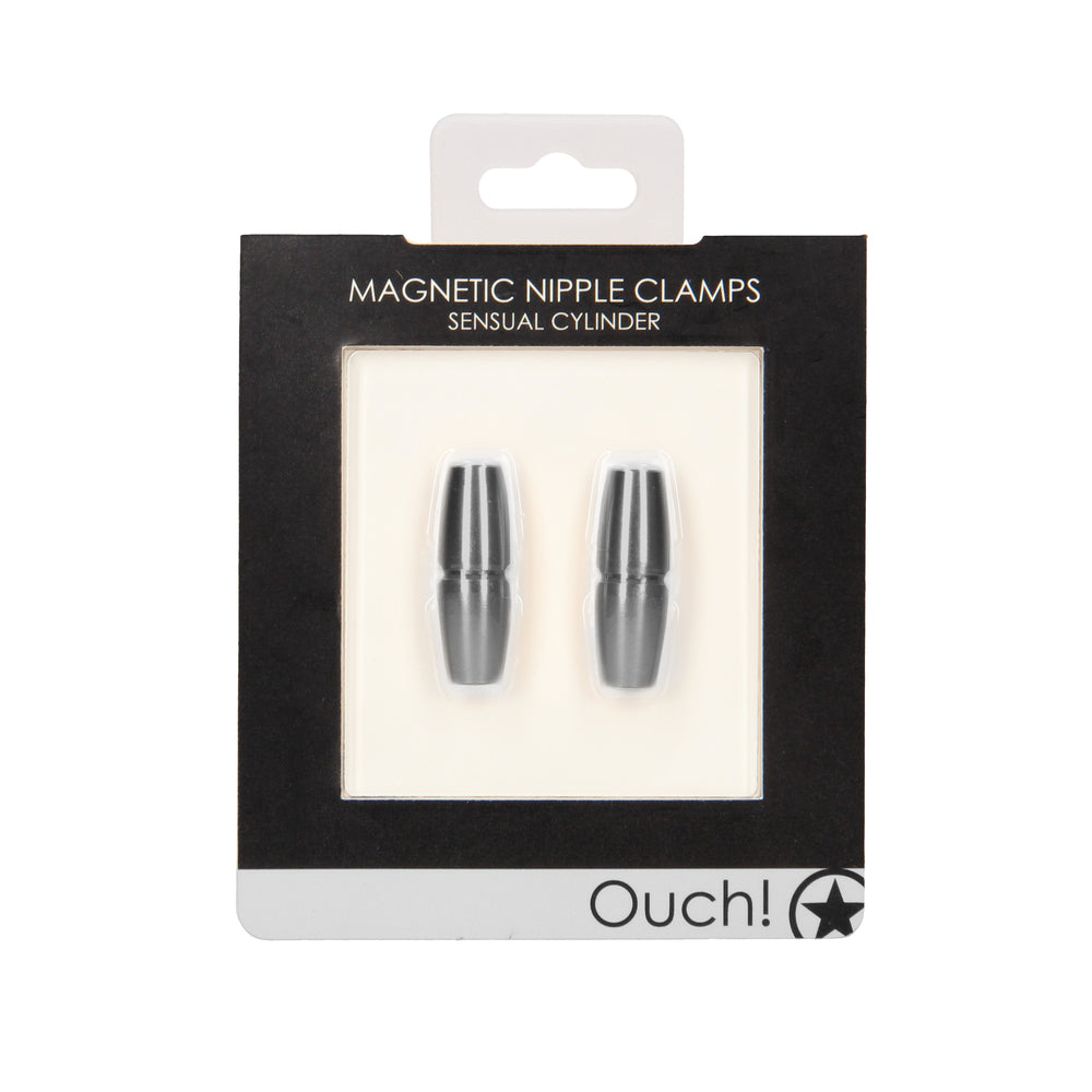 Ouch magnetic sensual cylinder nipple clamps