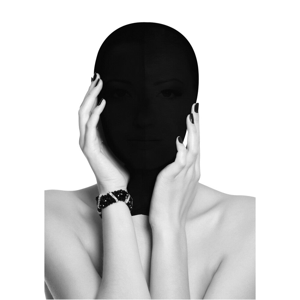 Black subjugation mask, adding mystery and intrigue to your playtime.