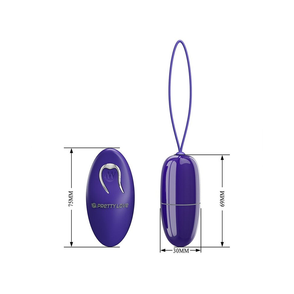 Pretty Love Selkie egg vibrator and remote control.
