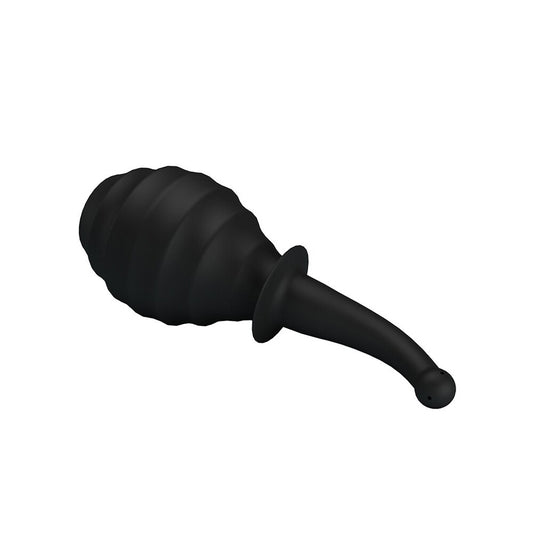 Black silicone anal douche