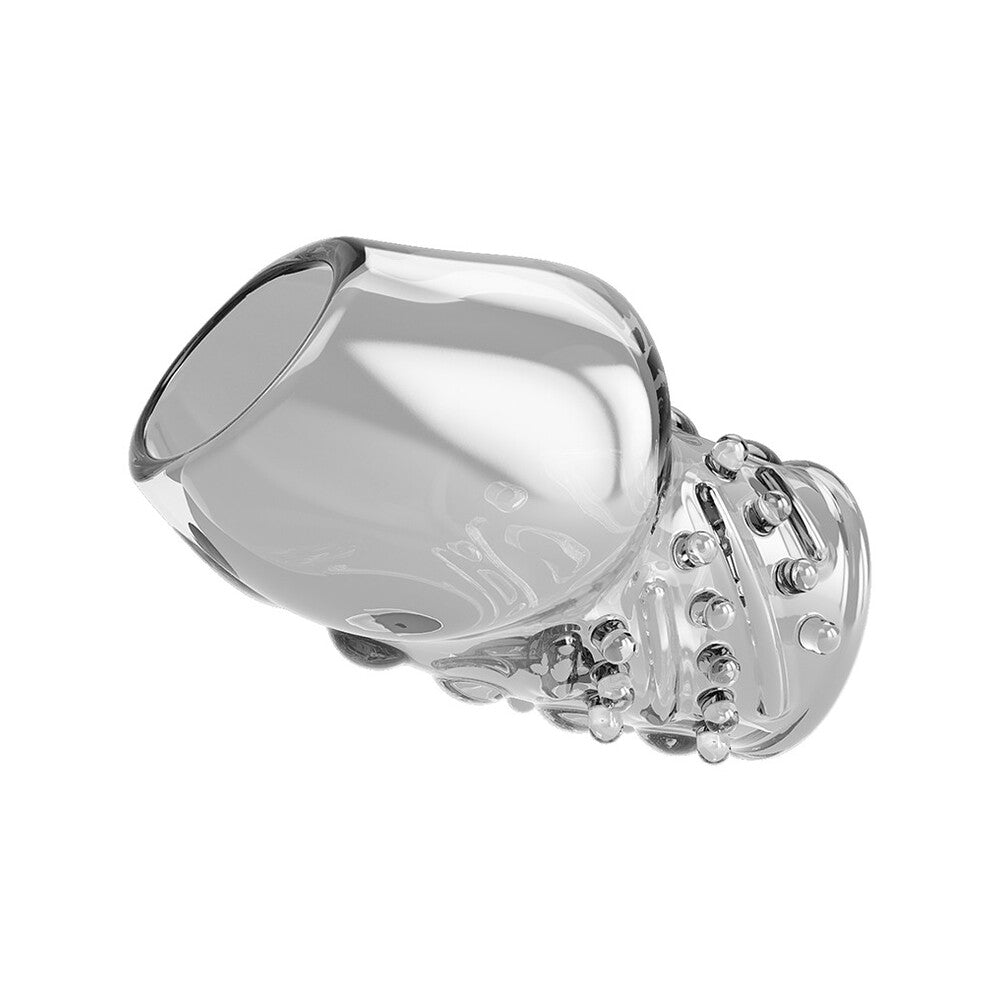 Clear penis sleeve for enhanced pleasure