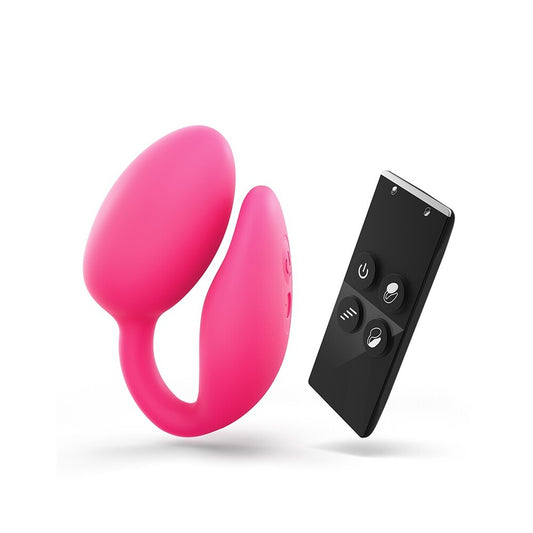 Pink couples vibrator with remote control