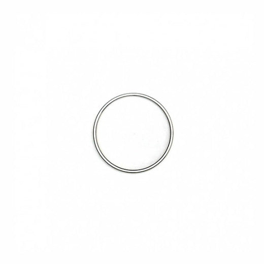 Stainless steel cockring for thrilling pleasure.