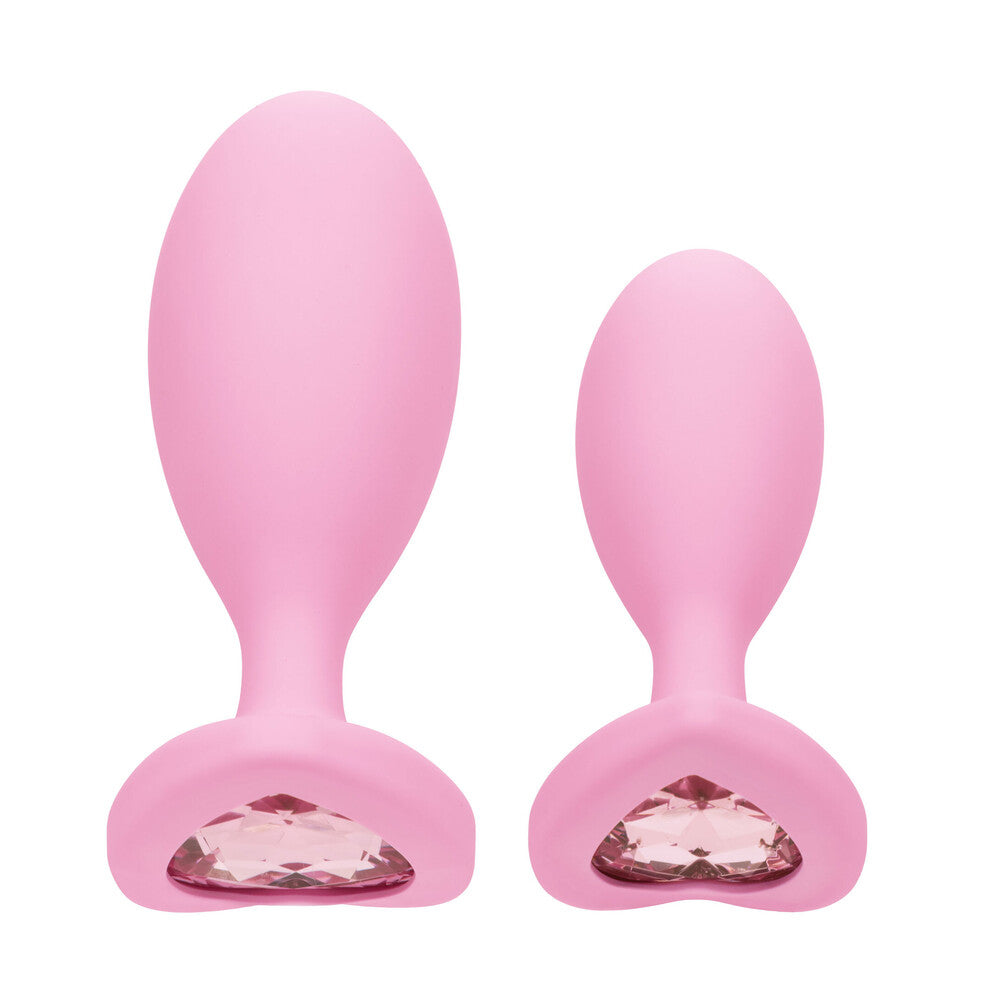 Pink jewel butt plugs