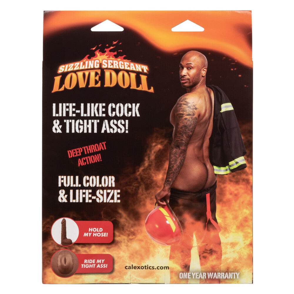 Sizzling Sergeant Love Doll, California Exotic firefighter fantasy.