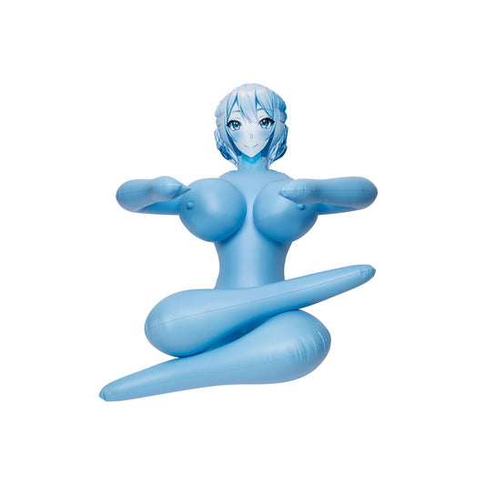 Anime Kiki Love Doll, a cheeky blue inflatable companion.