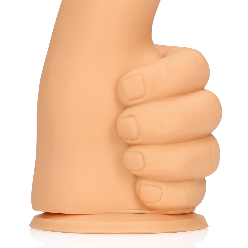 Thumbs Up Dildo by Shots Toys: Silky smooth pleasure you can grip tight. Body-safe and ready for adventure.