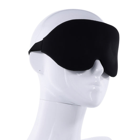 Sportsheets Blackout Blindfold on mannequin. Get ready to surrender and explore your senses!