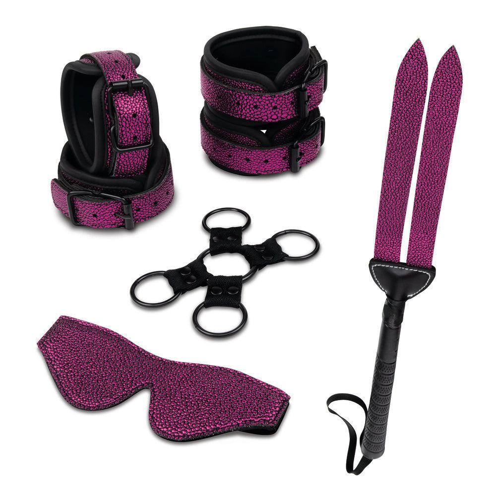 Dragonskin bondage set.