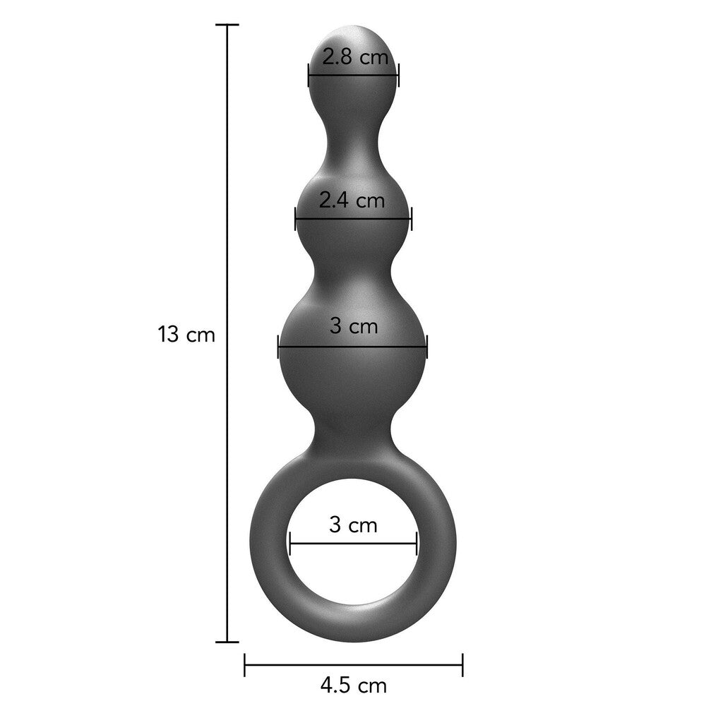 Buttplug dimensions diagram.