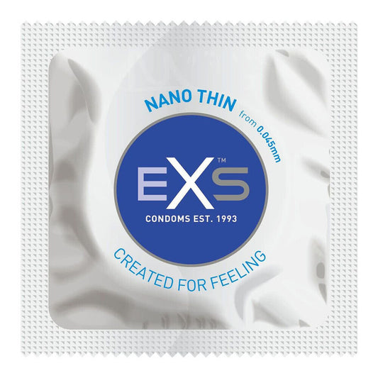 EXS Nano Thin Condom single pack, created for feeling.