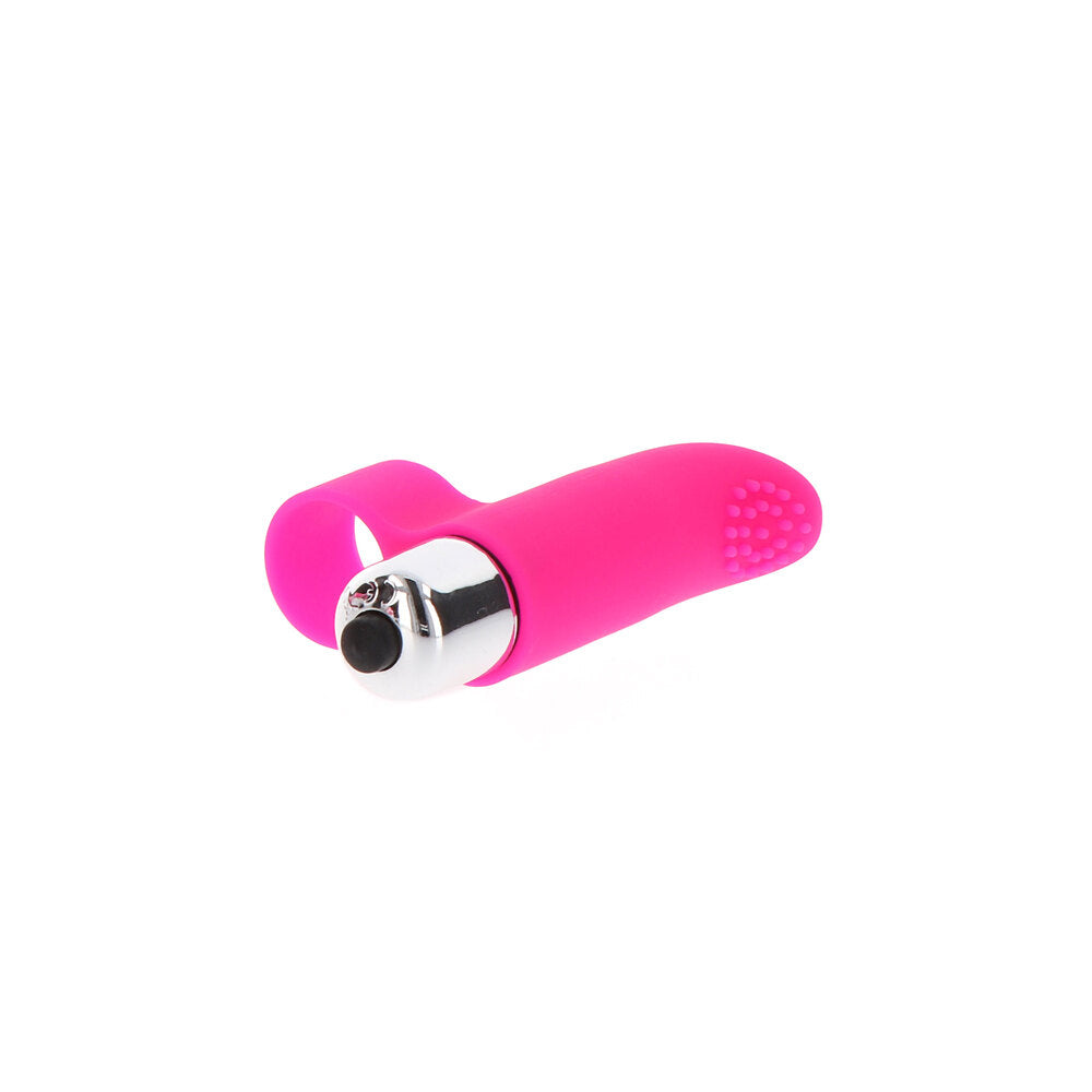 Pink ToyJoy Tickle Pleaser Finger Vibe.