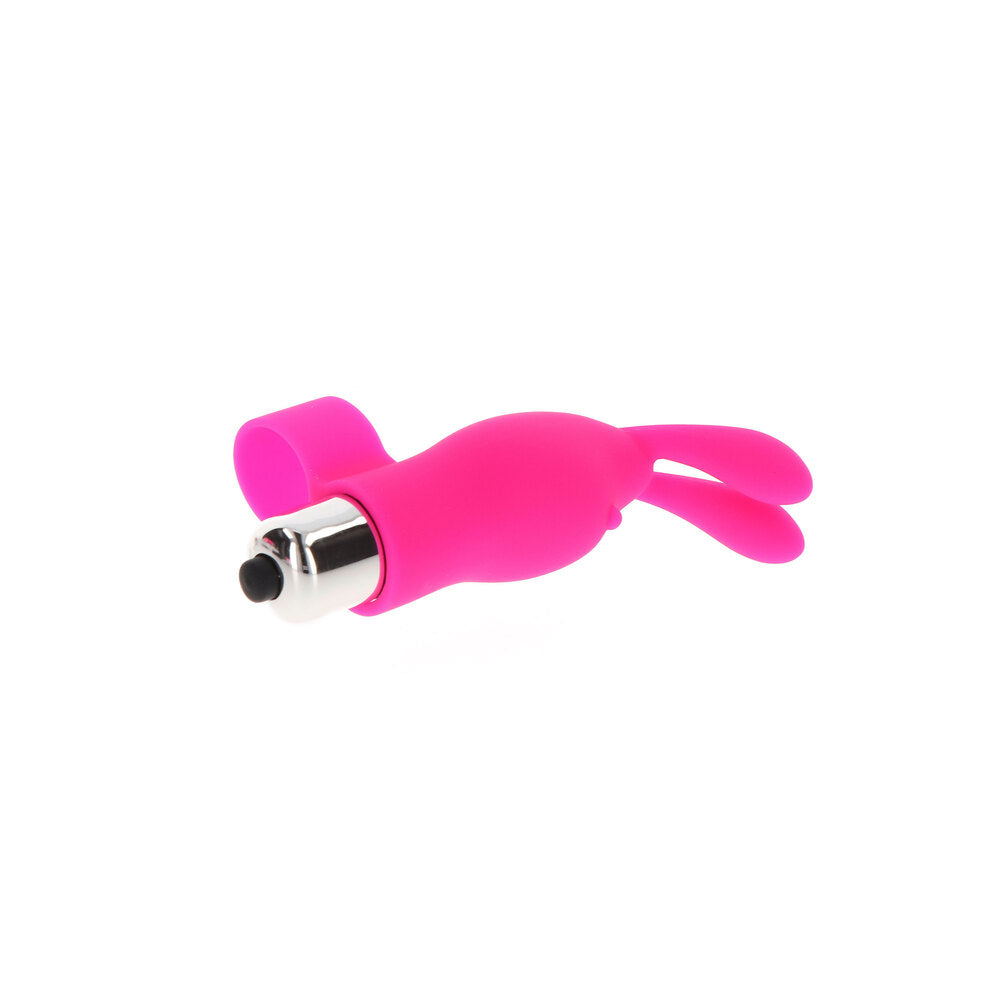 Pink Bunny Pleaser finger vibe from Toy Joy Sex Toys