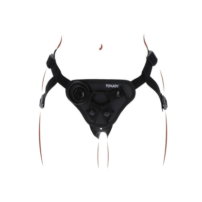 ToyJoy Get Real black strap-on harness.