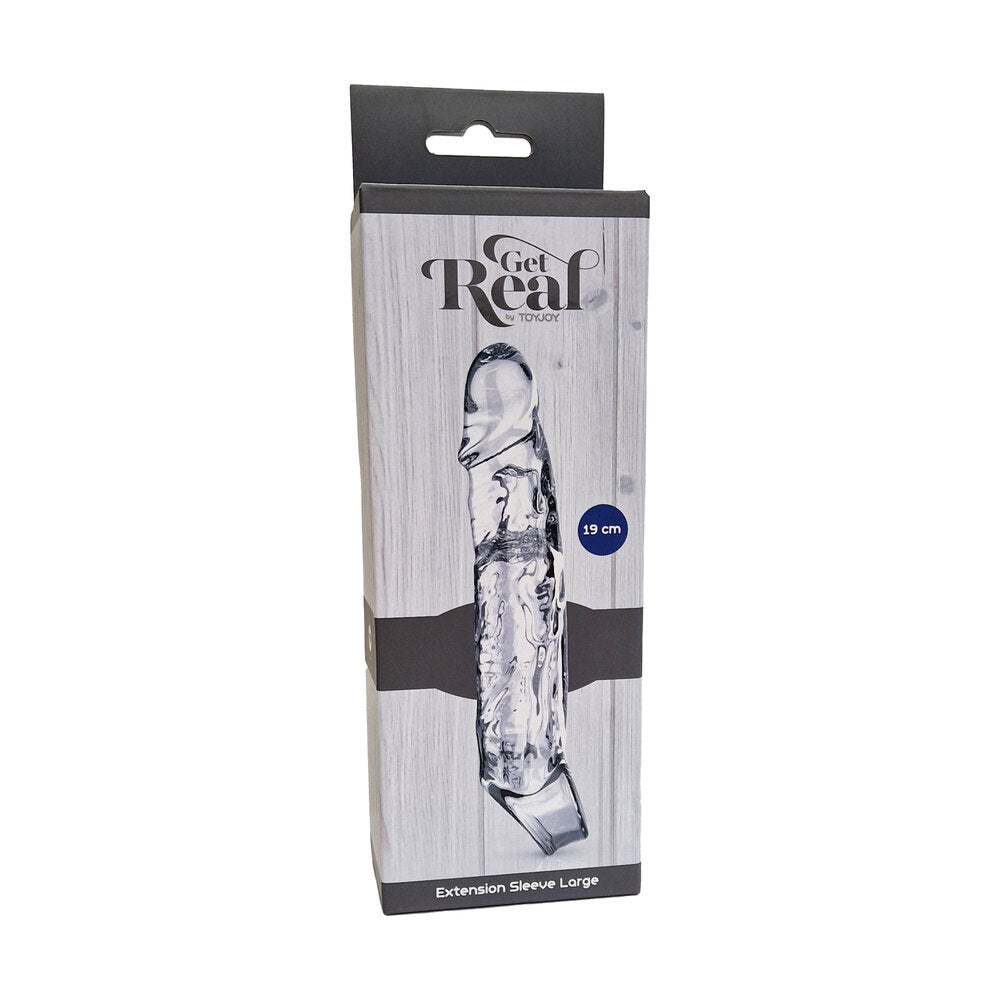 ToyJoy Get Real Extension Sleeve Large packaging.