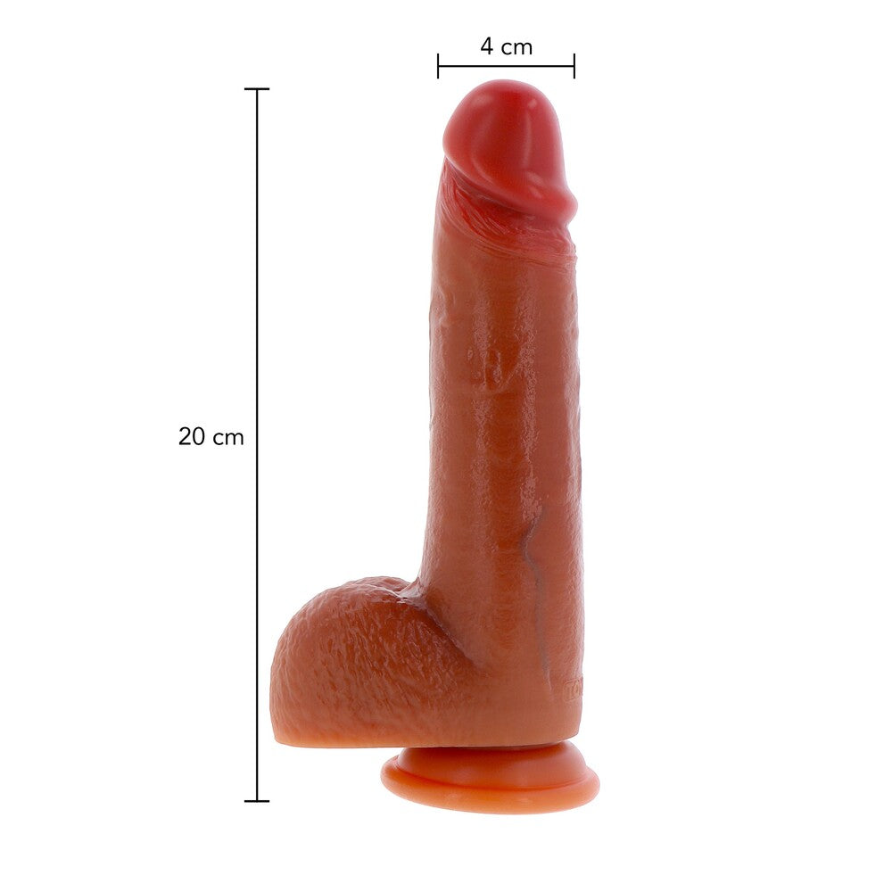 ToyJoy's realistic silicone dildo with foreskin detail.