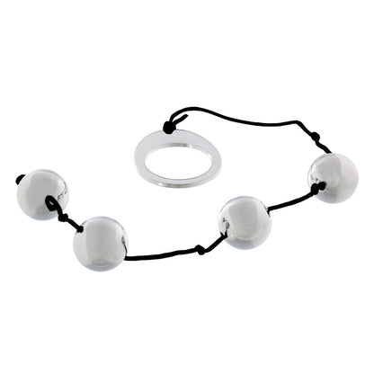 Metal anal beads