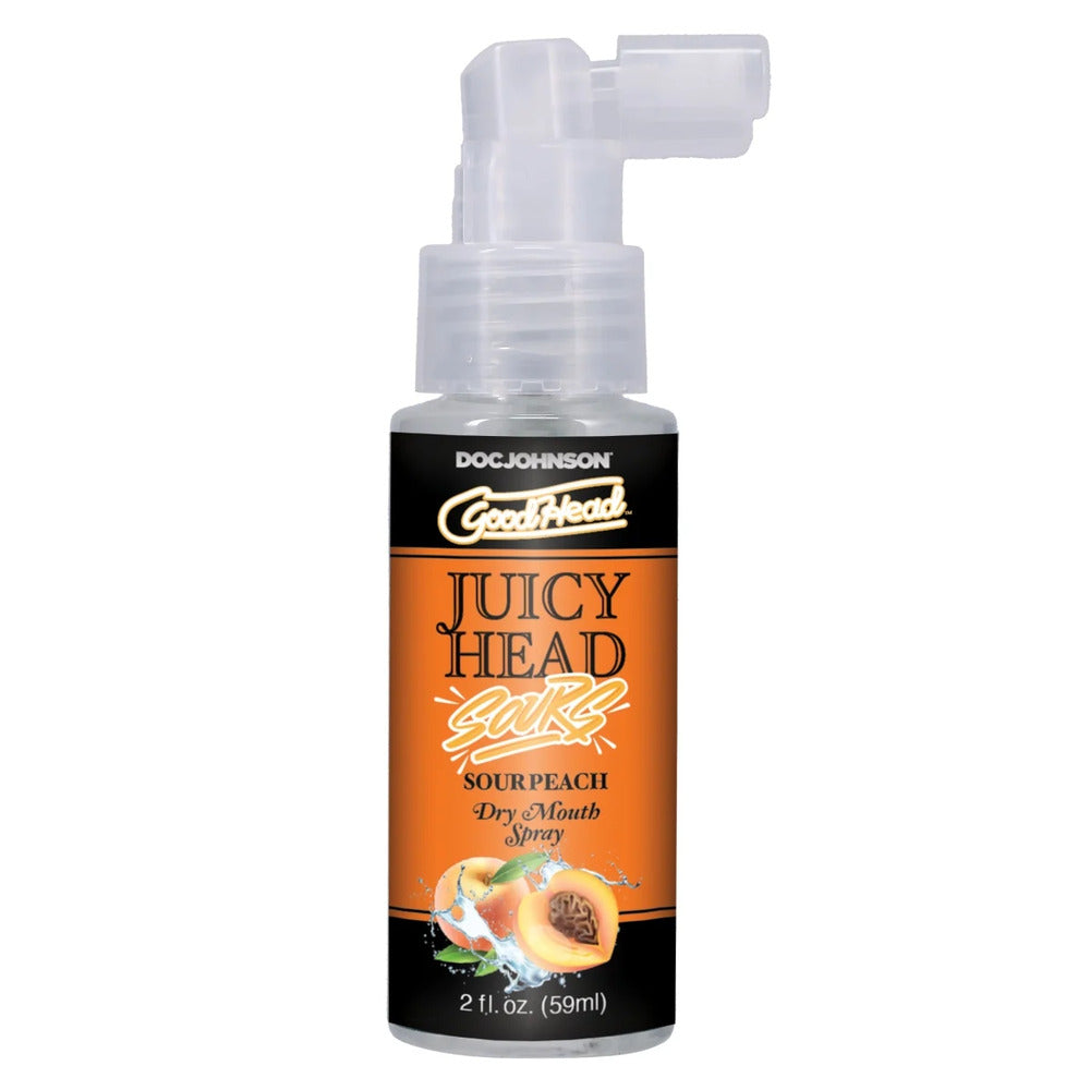 GoodHead Juicy Dry Mouth Sour Peach spray for some cheeky fun.
